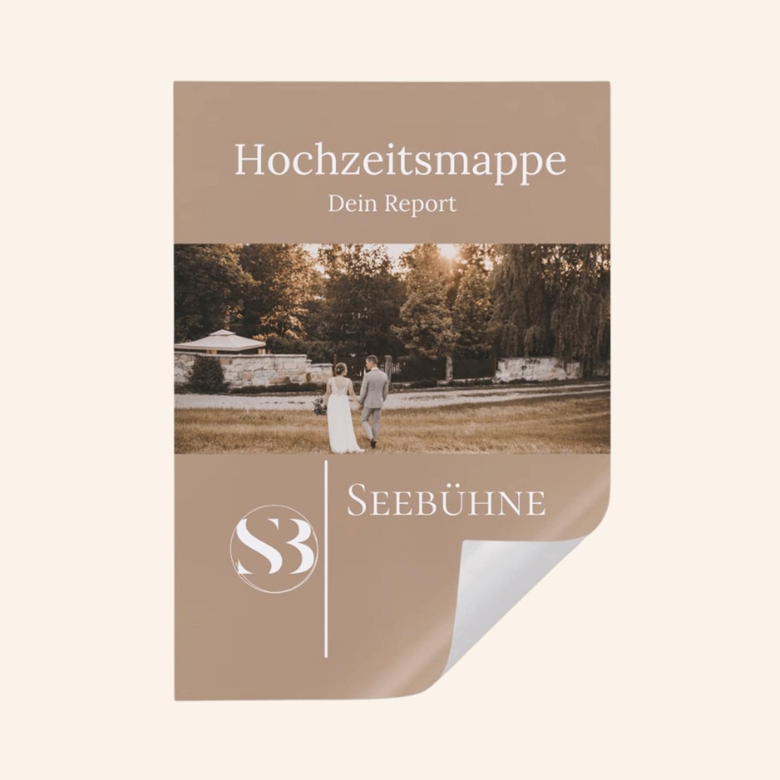Cover der Hochzeitsmappe des Landgut Seebühne